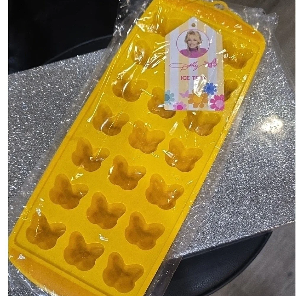 Dolly Parton Silicone Butterfly Ice Tray -Yellow